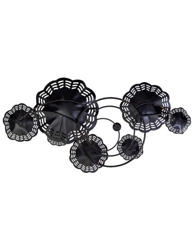 Mural de pared metálico Circulos