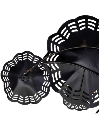 Mural de pared metálico Circulos