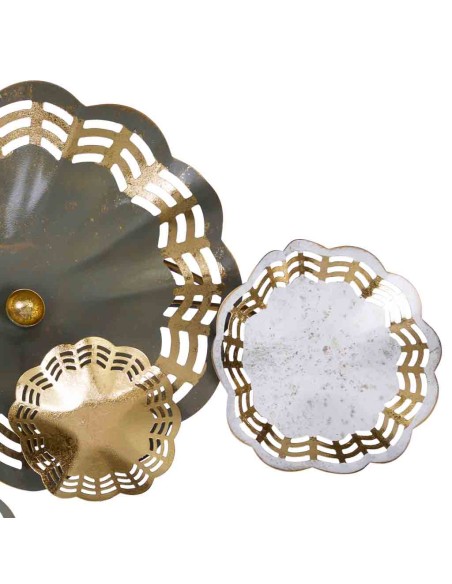 Mural de pared metálico Circulos