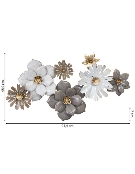 Decoración de pared en metal