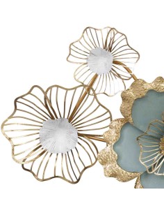Decoración de pared Flores de metal 2