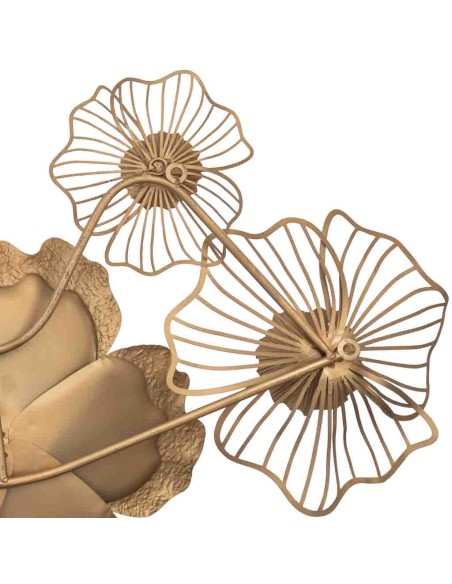 Decoración de pared Flores de metal