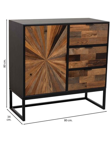 Recibidor de madera Taki