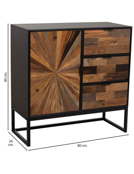 Recibidor de madera Taki