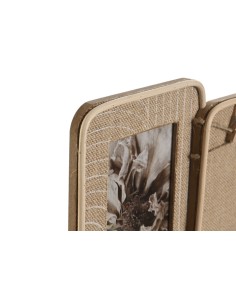 Multifoto de madera natural 2