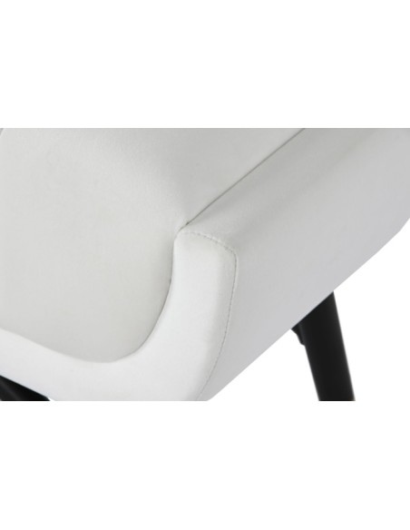 Descalzadora de poliéster blanca