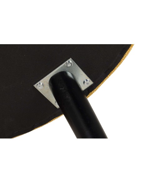 Butaca amarilla en chenilla