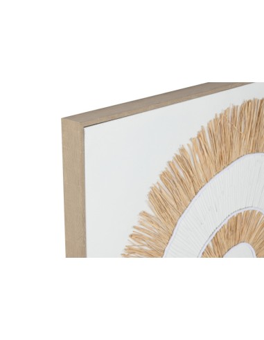 Cuadro lienzo y yute relieve