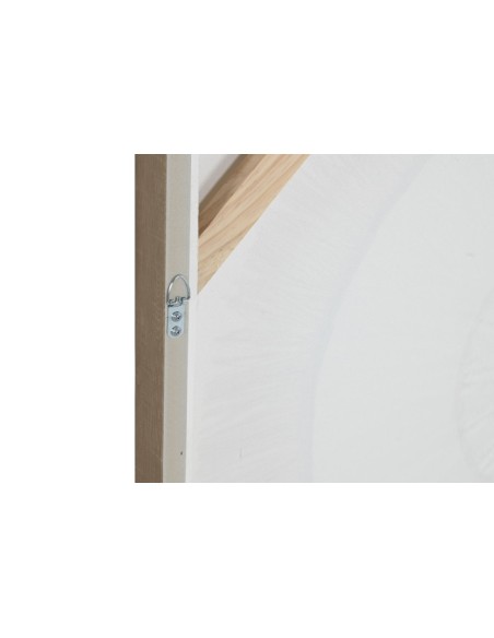 Cuadro lienzo y yute relieve