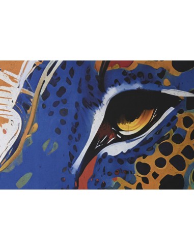 Cuadro lienzo de leopardo