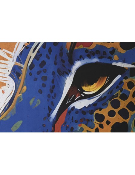 Cuadro lienzo de leopardo