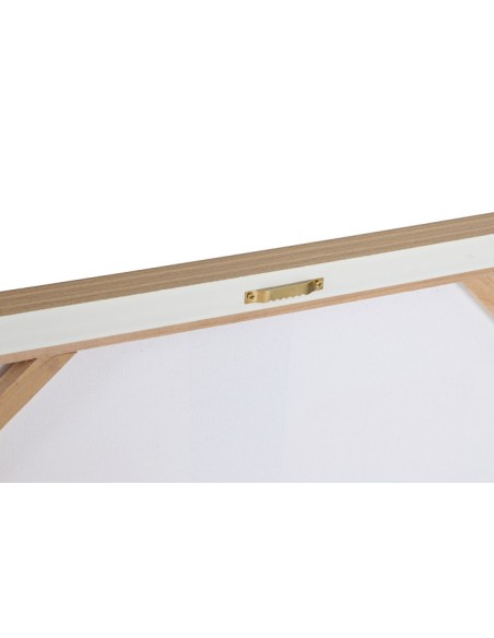 Cuadro lienzo abstracto con moldura