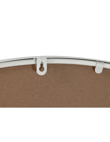 Espejo moldura metal fina blanca