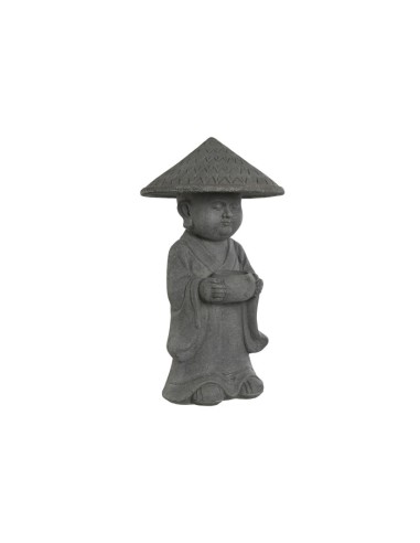 Figura de monje gris con sombrero