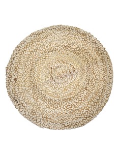 Alfombra de Yute y Algodón blanco