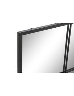 Espejo ventana hierro negro 2