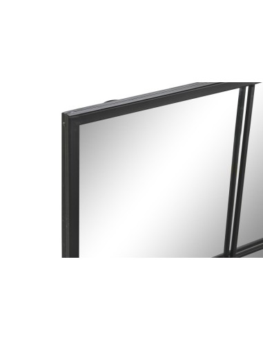 Espejo ventana hierro negro