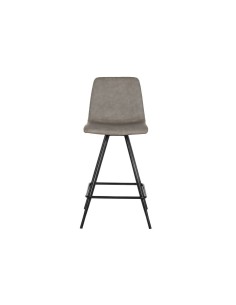 Taburete giratorio Gris PU 2