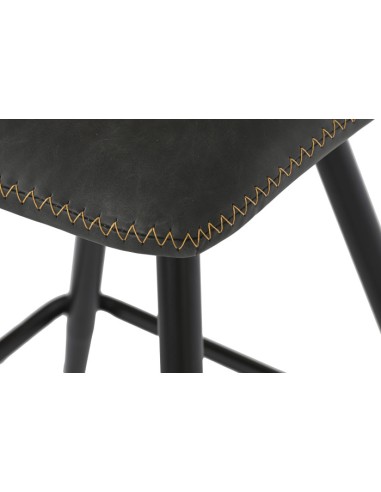 Taburete giratorio gris Oscuro