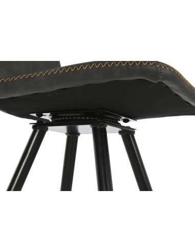 Taburete giratorio gris Oscuro