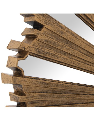 Reloj de pared Oro y Espejos