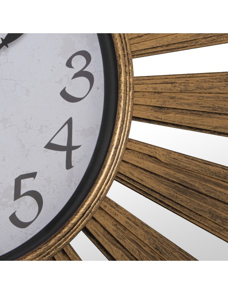 Reloj de pared Oro y Espejos