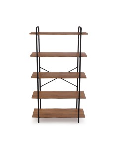 Estantería madera y metal  5 alturas