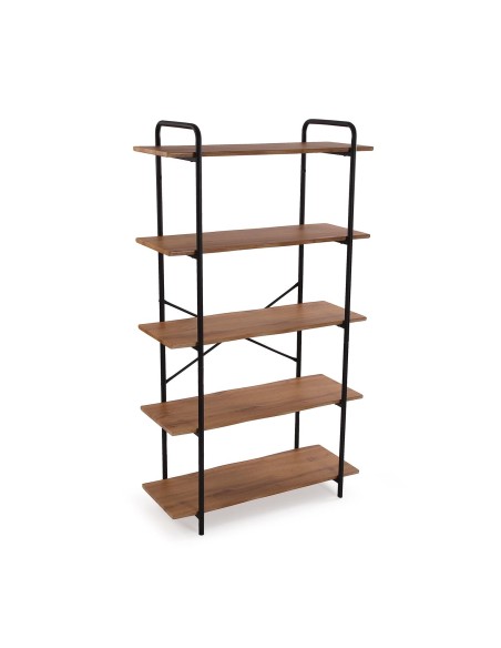 Estantería madera y metal  5 alturas