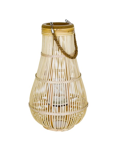Farol de Ratán y Bambú grande