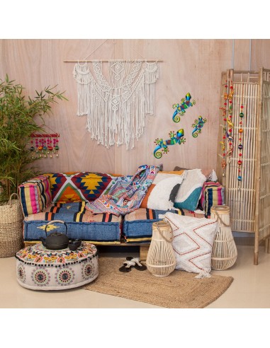 Farol de Ratán y Bambú grande