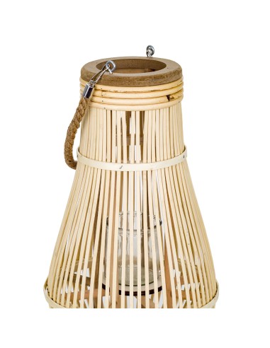 Farol de Ratán y Bambú mediano
