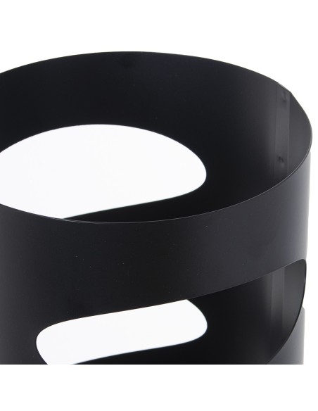 Paragüero metal negro redondo