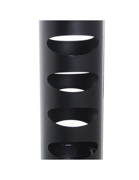 Paragüero metal negro redondo