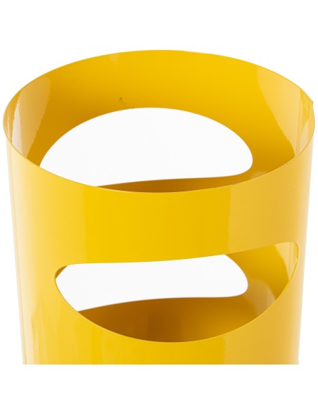 Paragüero metal redondo amarillo