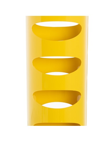 Paragüero metal redondo amarillo