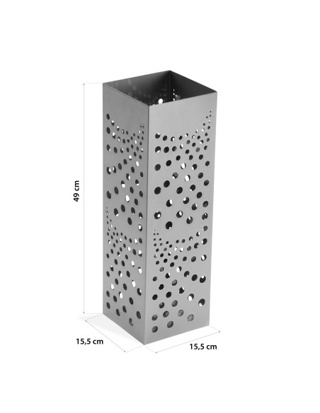 Paragüero Plateado Topos metálico