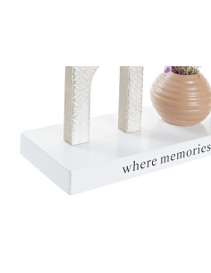 Decoración de madera home con flor 2