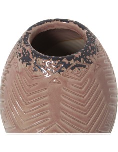 Jarrón de cerámica alto rosa 2