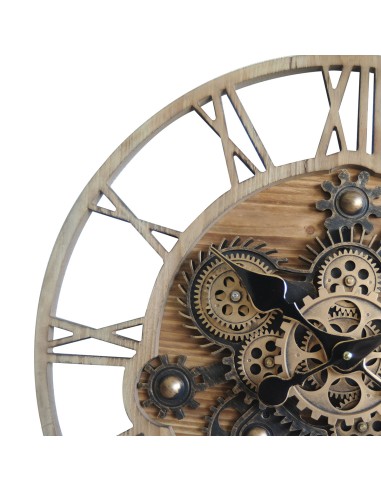 Reloj de pared engranajes