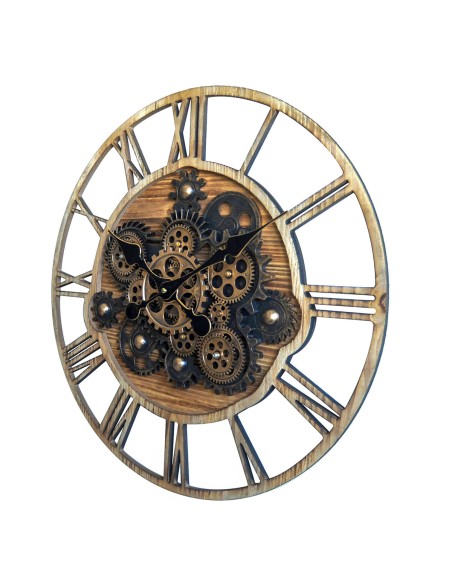 Reloj de pared engranajes