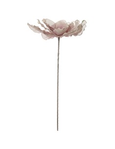 Flor artificial rosa grande 2
