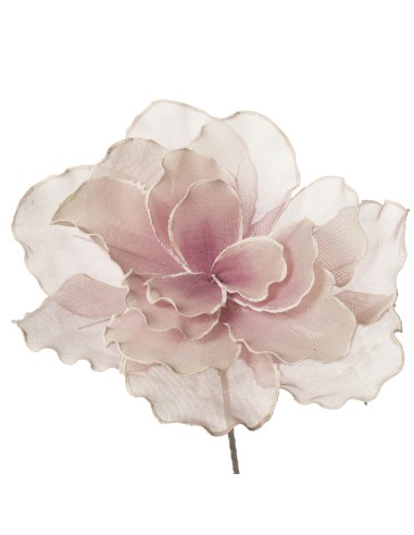 Flor artificial rosa grande