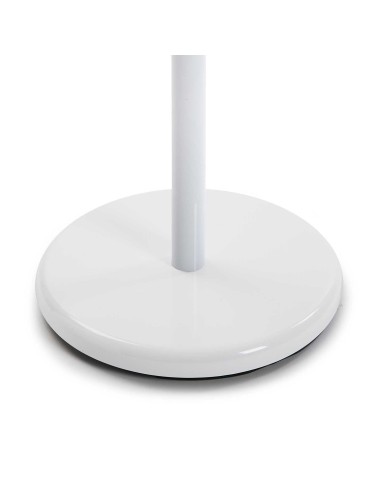 Perchero de suelo blanco y madera