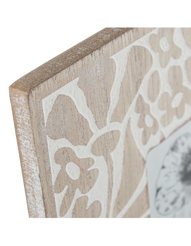 Portafoto de madera decorado