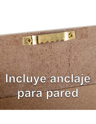 Portafoto de madera decorado