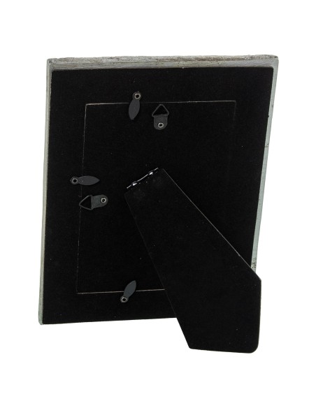 Portafoto de resina plateado G