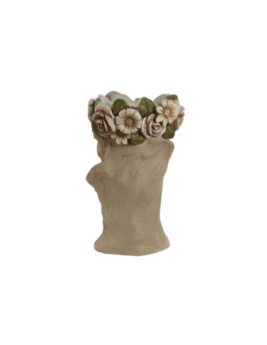 Macetero de Leona con flores