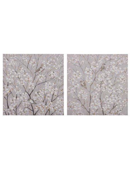 Cuadro lienzo de almendro