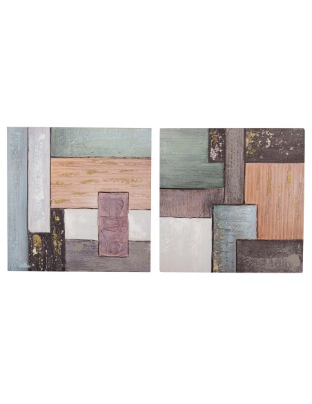 Cuadro abstracto en lienzo