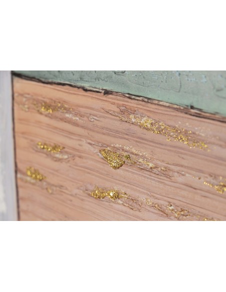 Cuadro abstracto en lienzo